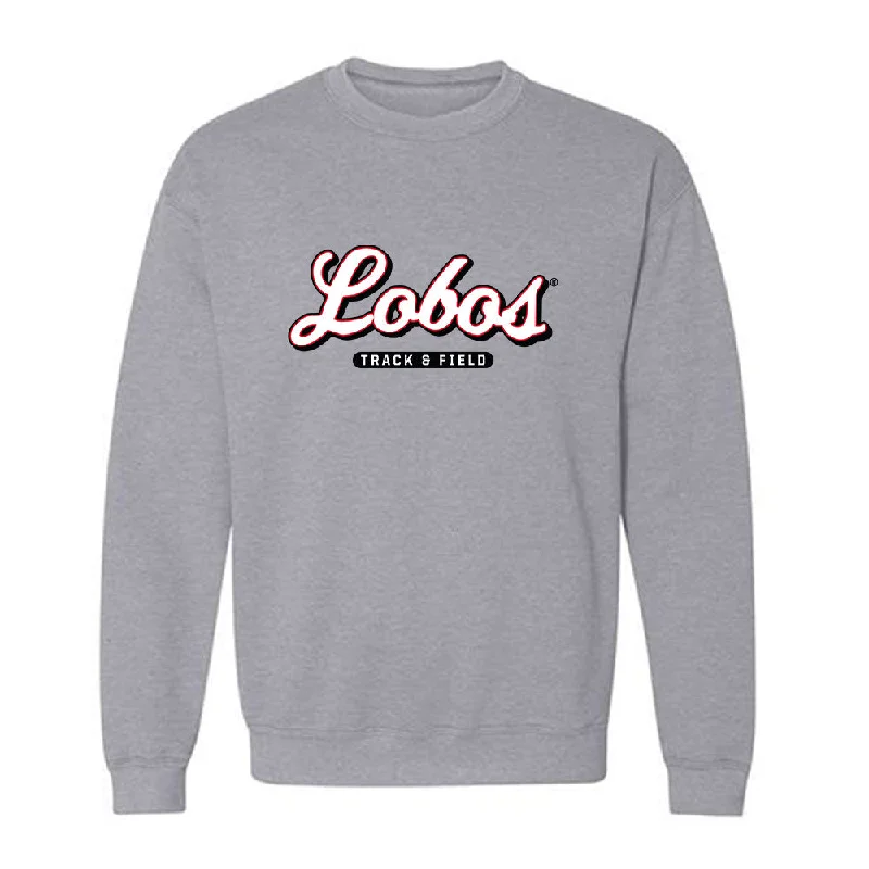 New Mexico - NCAA Women's Track & Field : Laylah Lawson - Classic Fashion Shersey Crewneck Sweatshirt Hoodie with Slit Hem Functional Movement New Mexico - NCAA Women's Track & Field : Laylah Lawson - Classic Fashion Shersey Crewneck Sweatshirt Hoodie with Slit Hem Functional Movement
