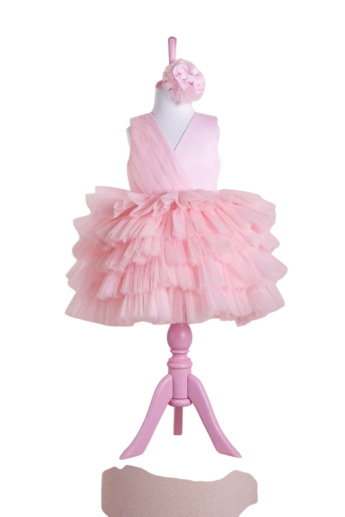 Emily Light Pink Party Dress Tunics Denim casual