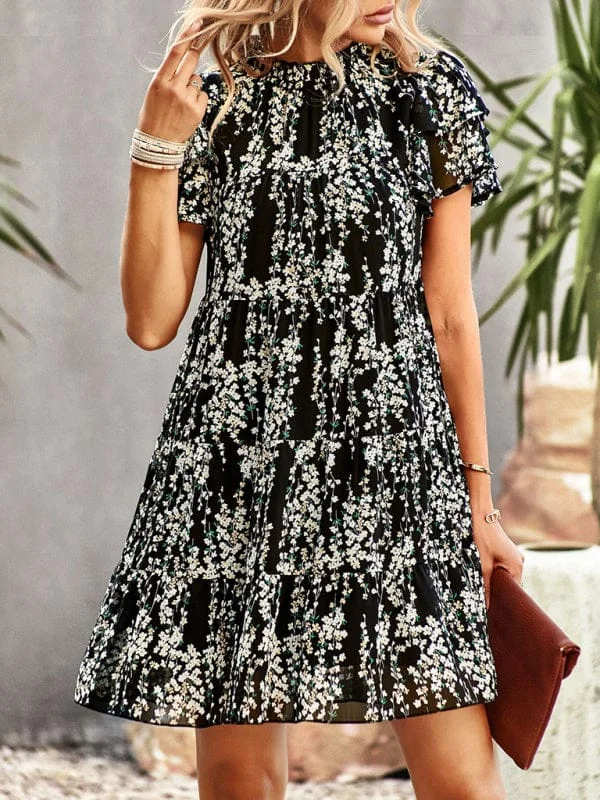 Women's Woven Printed Bohemian Dress Tunics Brand named