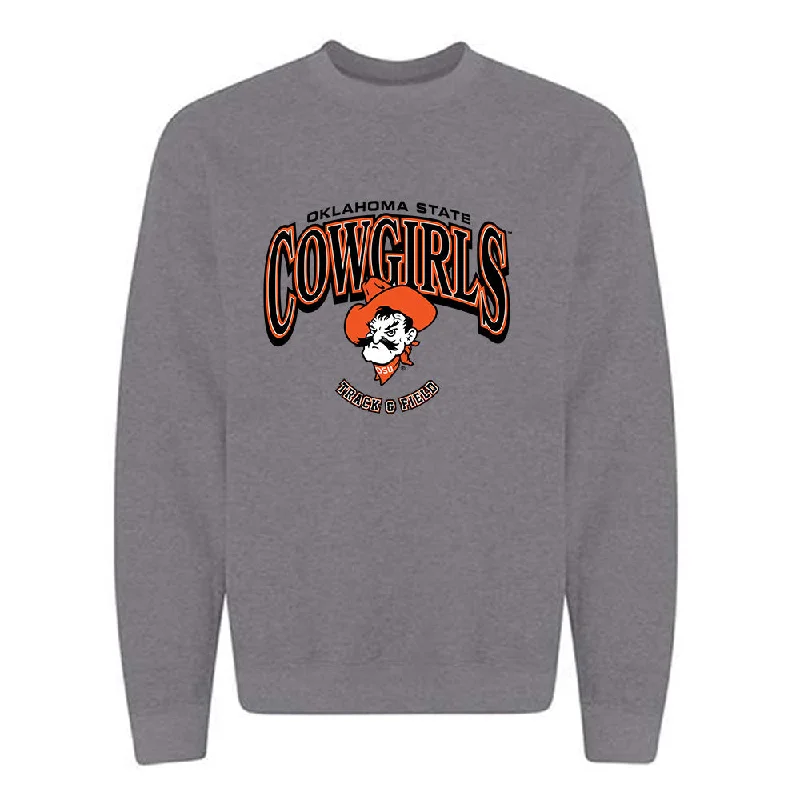 Oklahoma State - NCAA Women's Track & Field : Emma Robbins - Classic Shersey Crewneck Sweatshirt Hoodie with Logo Branding Identity Oklahoma State - NCAA Women's Track & Field : Emma Robbins - Classic Shersey Crewneck Sweatshirt Hoodie with Logo Branding Identity