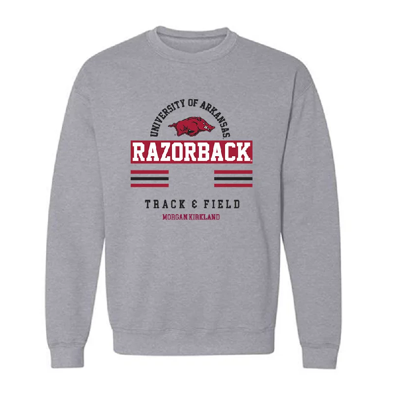 Arkansas - NCAA Women's Track & Field : Morgan Kirkland - Classic Fashion Shersey Crewneck Sweatshirt Hoodie with Lining Warm Insulated Arkansas - NCAA Women's Track & Field : Morgan Kirkland - Classic Fashion Shersey Crewneck Sweatshirt Hoodie with Lining Warm Insulated