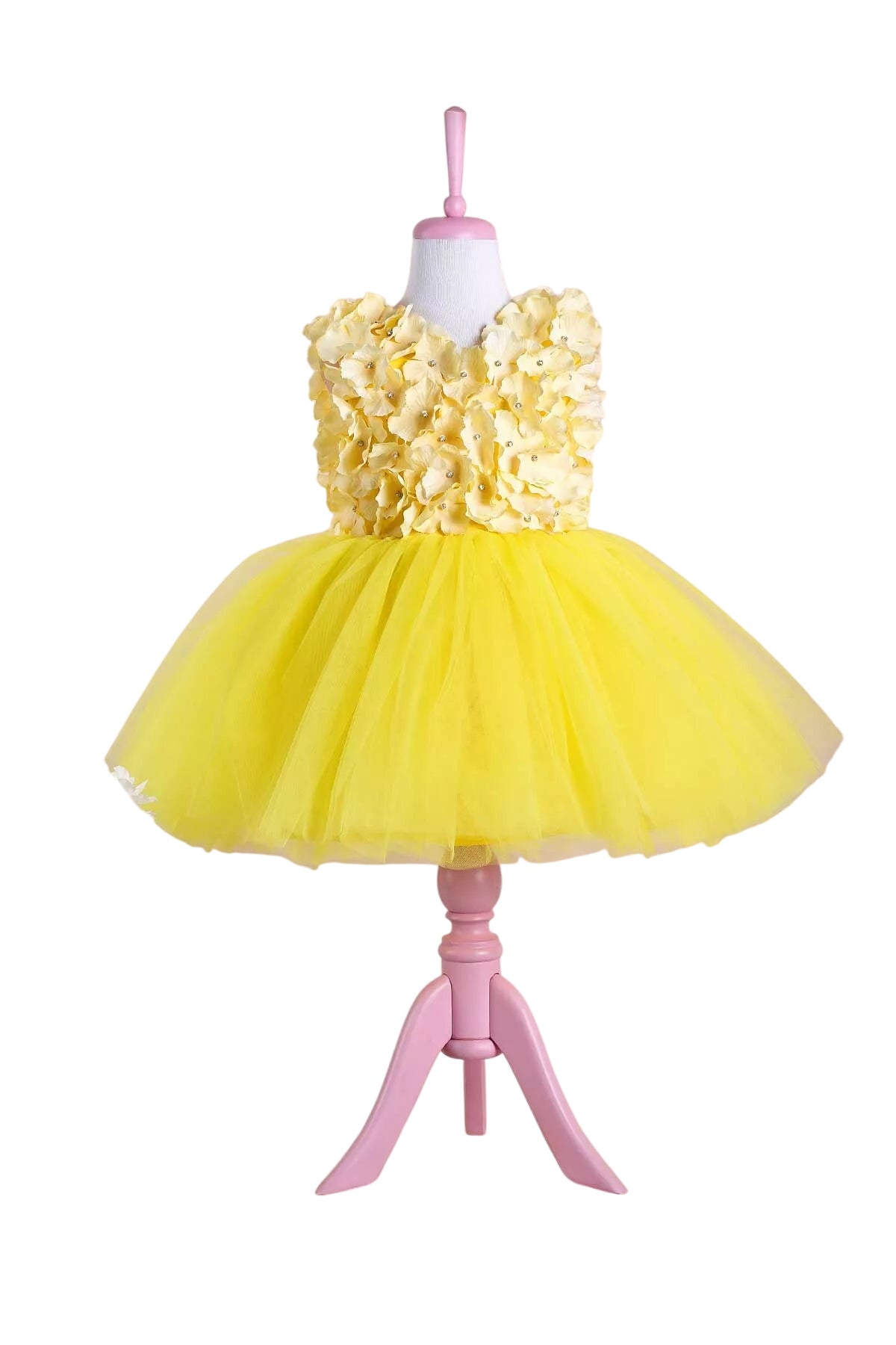 Barbara Yellow Party Dress Tunics Timeless classic
