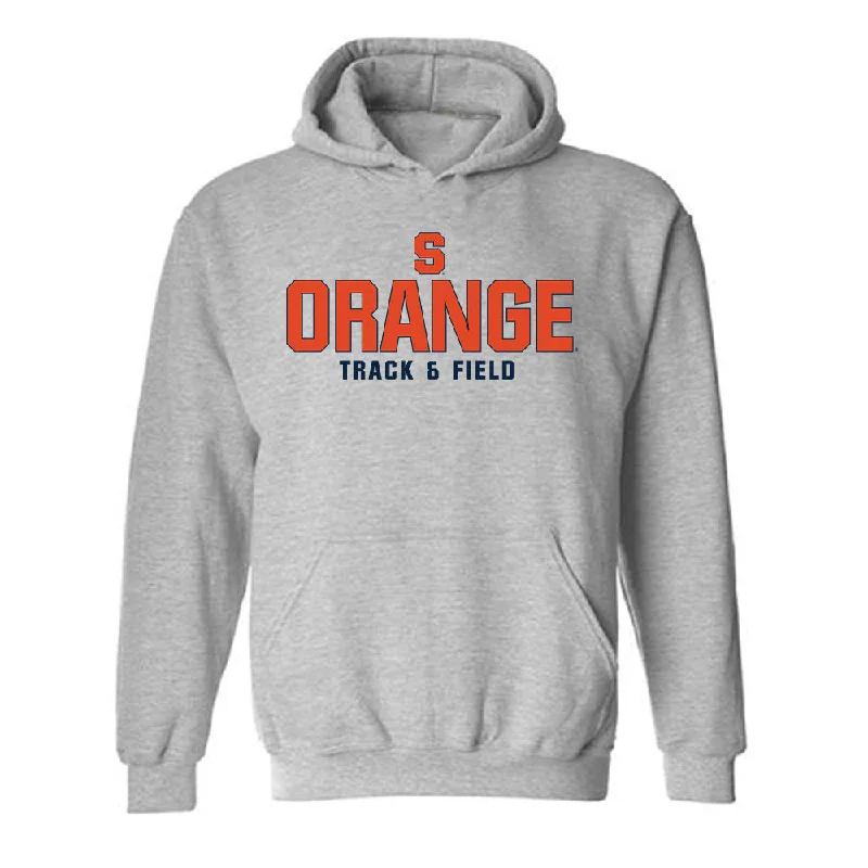 Syracuse - NCAA Women's Track & Field : Blake Parker - Classic Shersey Hooded Sweatshirt Hoodie with Belted Waist Structured Tailored Syracuse - NCAA Women's Track & Field : Blake Parker - Classic Shersey Hooded Sweatshirt Hoodie with Belted Waist Structured Tailored