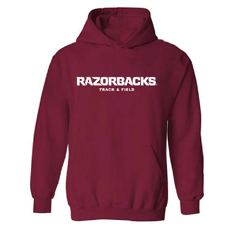 Arkansas - NCAA Women's Track & Field : Ariane Linton - Classic Shersey Hooded Sweatshirt Hoodie with Neon Bright Vibrant Arkansas - NCAA Women's Track & Field : Ariane Linton - Classic Shersey Hooded Sweatshirt Hoodie with Neon Bright Vibrant