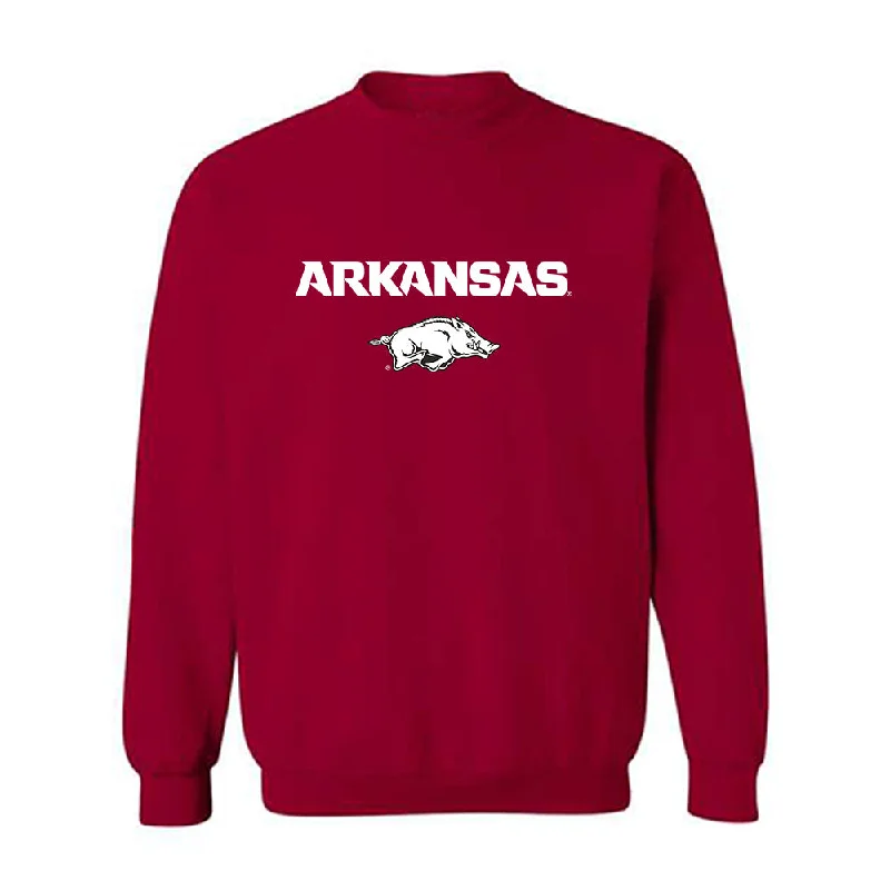 Arkansas - NCAA Women's Track & Field : Morgan Kirkland - Classic Shersey Crewneck Sweatshirt Hoodie with Lace Feminine Delicate Arkansas - NCAA Women's Track & Field : Morgan Kirkland - Classic Shersey Crewneck Sweatshirt Hoodie with Lace Feminine Delicate
