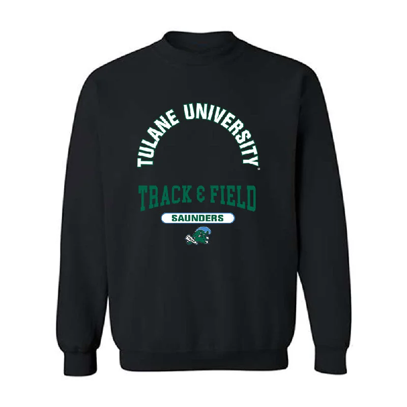 Tulane - NCAA Women's Track & Field : Ali Saunders - Classic Fashion Shersey Crewneck Sweatshirt Hoodie with Gradient Ombre Colorful Tulane - NCAA Women's Track & Field : Ali Saunders - Classic Fashion Shersey Crewneck Sweatshirt Hoodie with Gradient Ombre Colorful