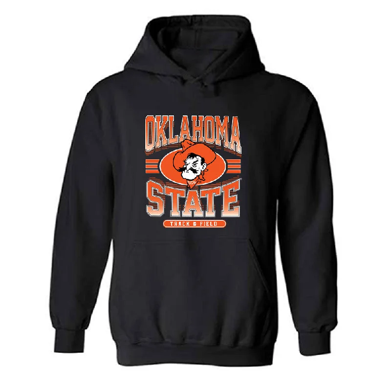 Oklahoma State - NCAA Women's Track & Field : Emma Robbins - Classic Shersey Hooded Sweatshirt Hoodie Sweatshirt Pullover Oklahoma State - NCAA Women's Track & Field : Emma Robbins - Classic Shersey Hooded Sweatshirt Hoodie Sweatshirt Pullover