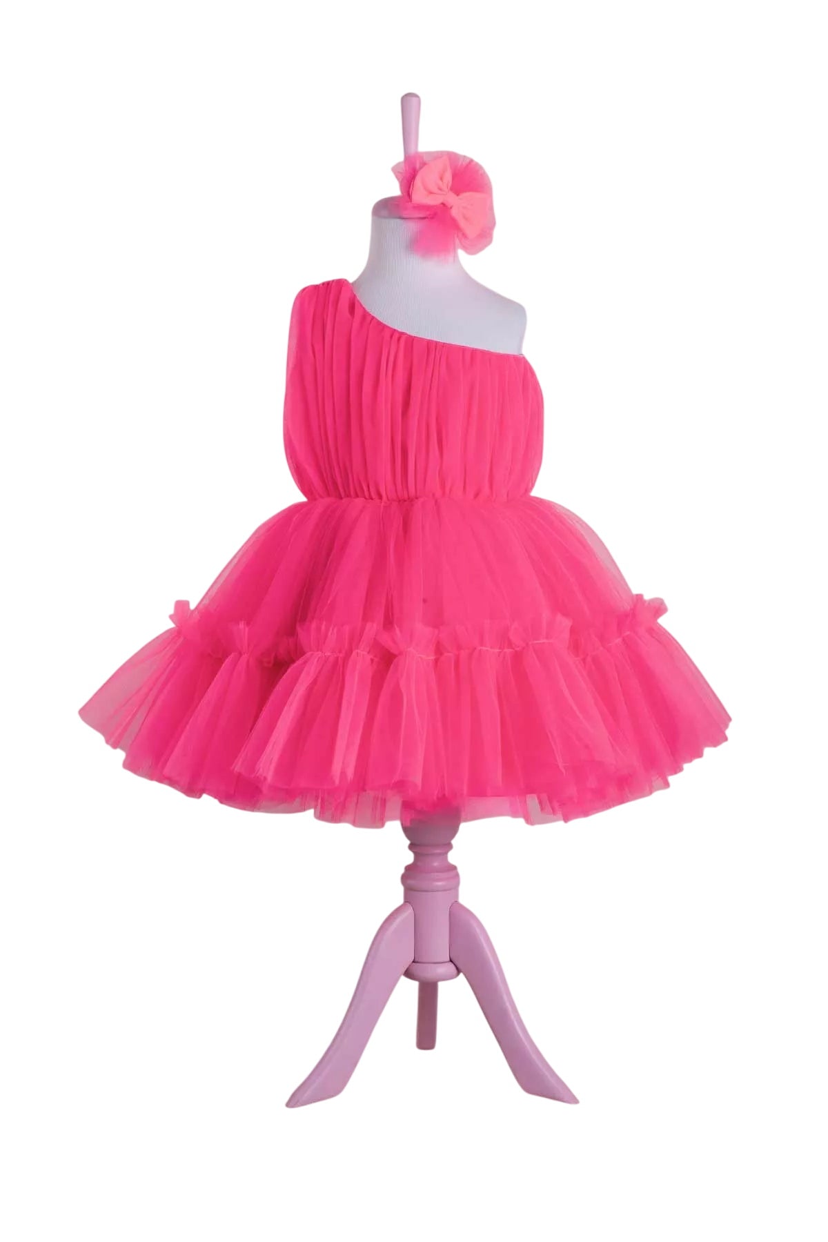 Felicity Pink Party Dress Tunics Print Colorful