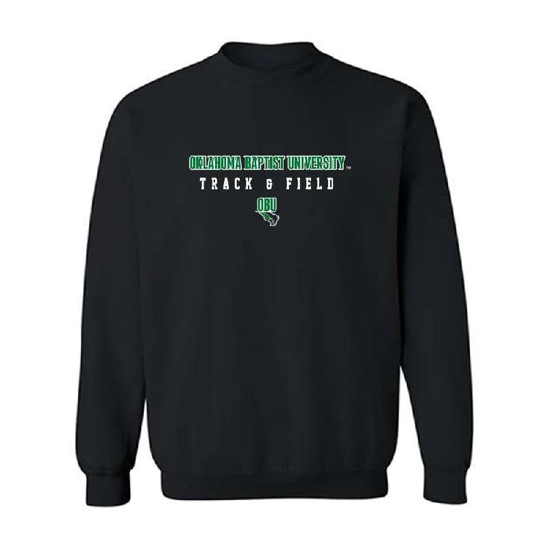 OKBU - NCAA Women's Track & Field : Savanna Meek - Classic Shersey Crewneck Sweatshirt Hoodie with Hem Frayed Vintage Worn OKBU - NCAA Women's Track & Field : Savanna Meek - Classic Shersey Crewneck Sweatshirt Hoodie with Hem Frayed Vintage Worn