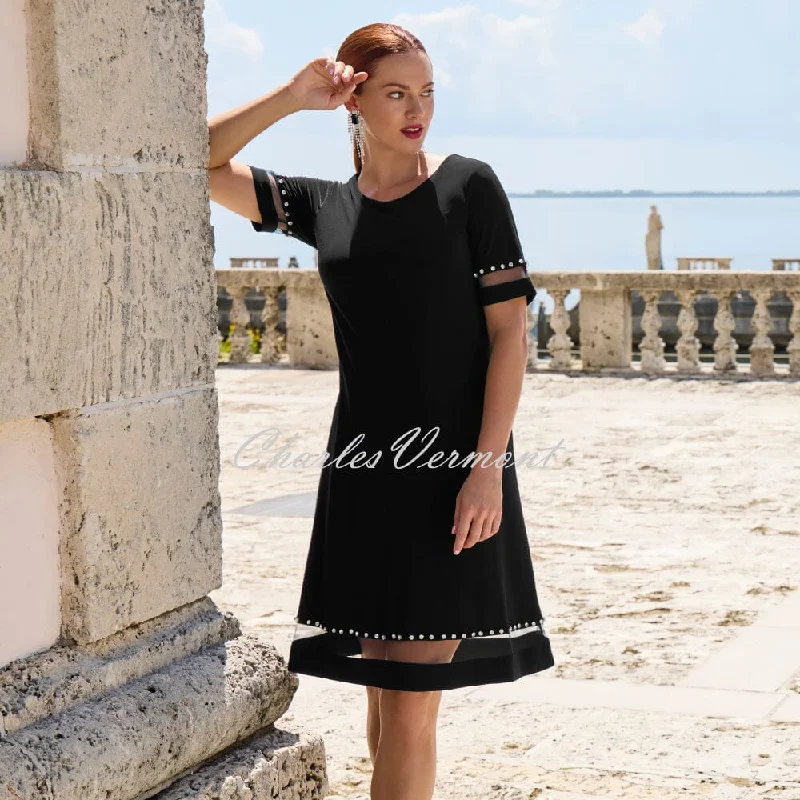 Frank Lyman Dress with Diamanté Detail - Style 258713U (Black) Tunics Evening elegant Frank Lyman Dress with Diamanté Detail - Style 258713U (Black) Tunics Evening elegant