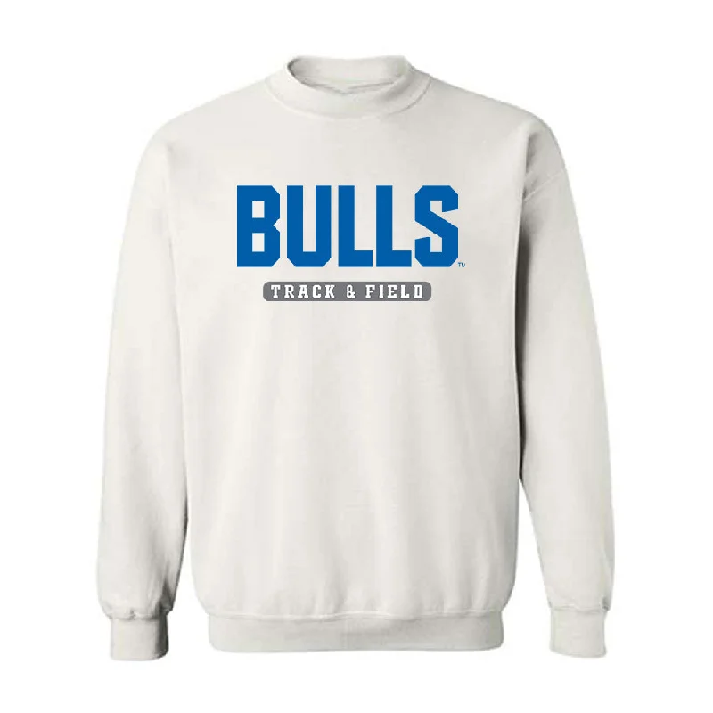 Buffalo - NCAA Women's Track & Field : Adriana Ellsworth - Crewneck Sweatshirt Hoodie with Rhinestones Sparkly Elegant Buffalo - NCAA Women's Track & Field : Adriana Ellsworth - Crewneck Sweatshirt Hoodie with Rhinestones Sparkly Elegant