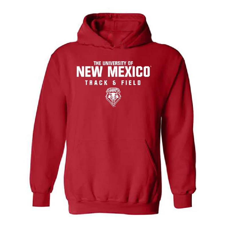 New Mexico - NCAA Women's Track & Field : Laylah Lawson - Classic Shersey Hooded Sweatshirt Hoodie with Logo Branding Identity New Mexico - NCAA Women's Track & Field : Laylah Lawson - Classic Shersey Hooded Sweatshirt Hoodie with Logo Branding Identity