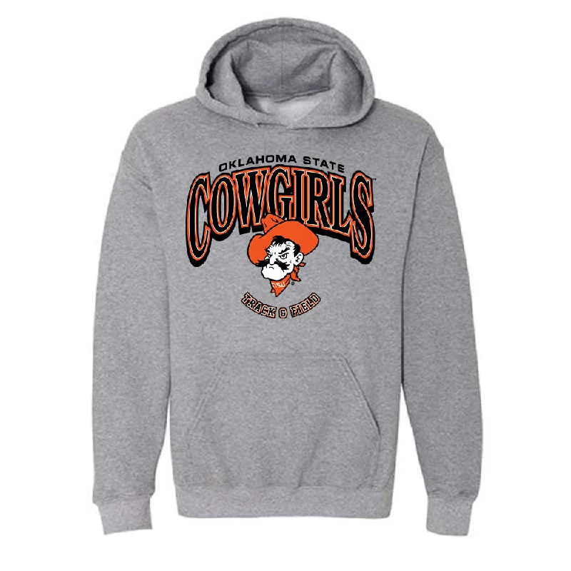 Oklahoma State - NCAA Women's Track & Field : Emma Robbins - Classic Shersey Hooded Sweatshirt Hoodie with Pocket Utility Practical Oklahoma State - NCAA Women's Track & Field : Emma Robbins - Classic Shersey Hooded Sweatshirt Hoodie with Pocket Utility Practical
