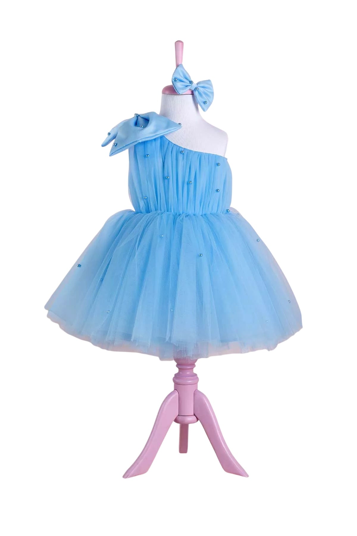 Cindy Blue Party Dress Tunics Custom made