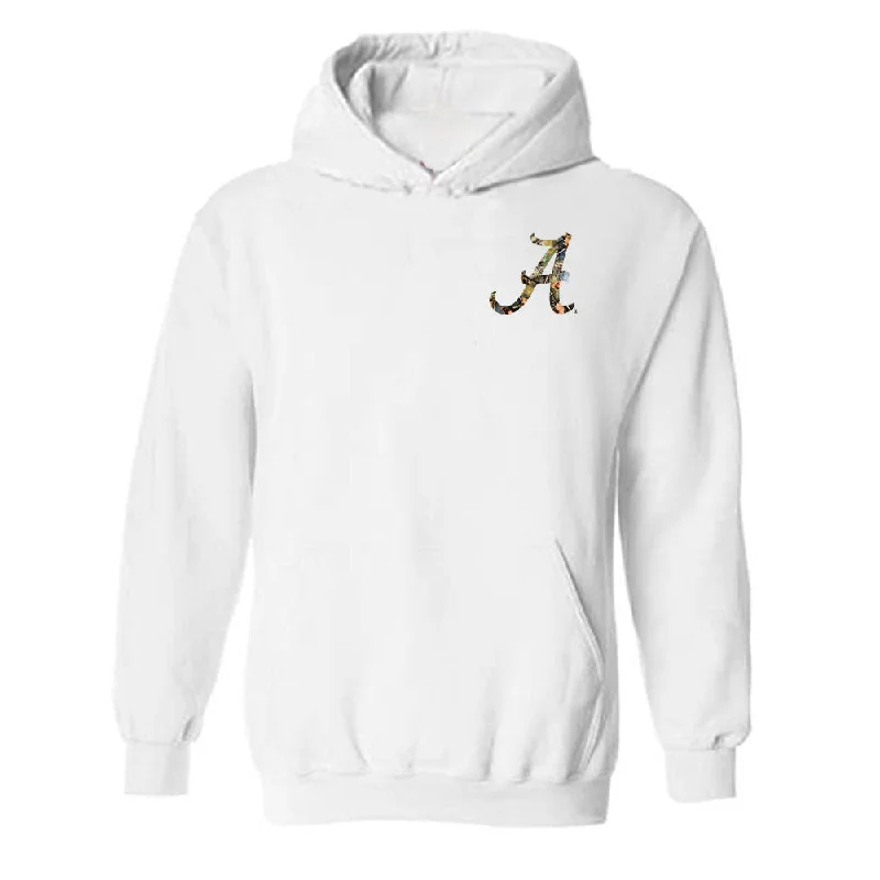 Alabama - NCAA Women's Track & Field : Makenna Estes - Tree Sand Camo Hooded Sweatshirt Hoodie with Raglan Sleeves Sporty Comfortable Alabama - NCAA Women's Track & Field : Makenna Estes - Tree Sand Camo Hooded Sweatshirt Hoodie with Raglan Sleeves Sporty Comfortable