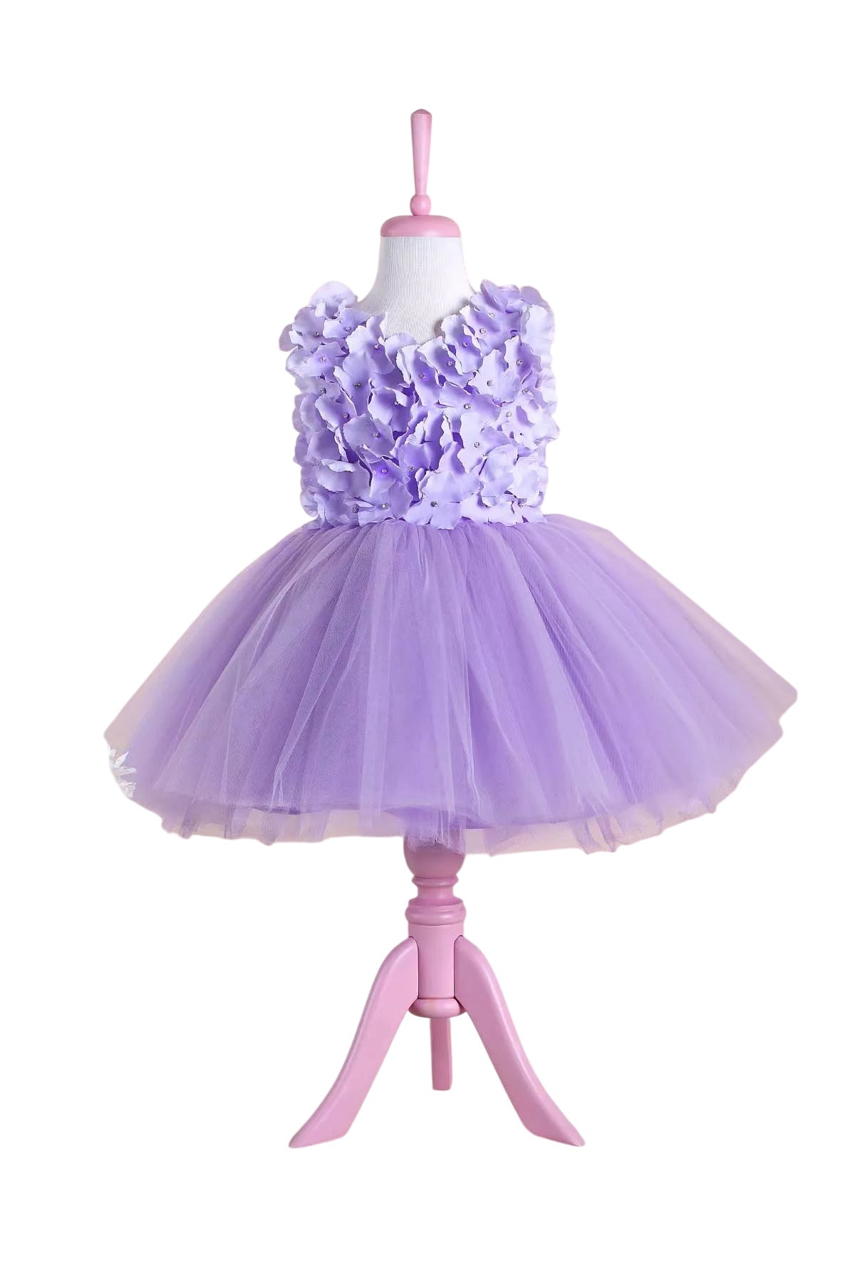 Barbara Lilac Party Dress Tunics Chic fashionable