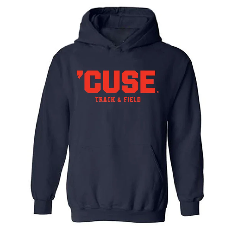 Syracuse - NCAA Women's Track & Field : Blake Parker - Classic Shersey Hooded Sweatshirt Hoodie with Slit Hem Functional Movement Syracuse - NCAA Women's Track & Field : Blake Parker - Classic Shersey Hooded Sweatshirt Hoodie with Slit Hem Functional Movement