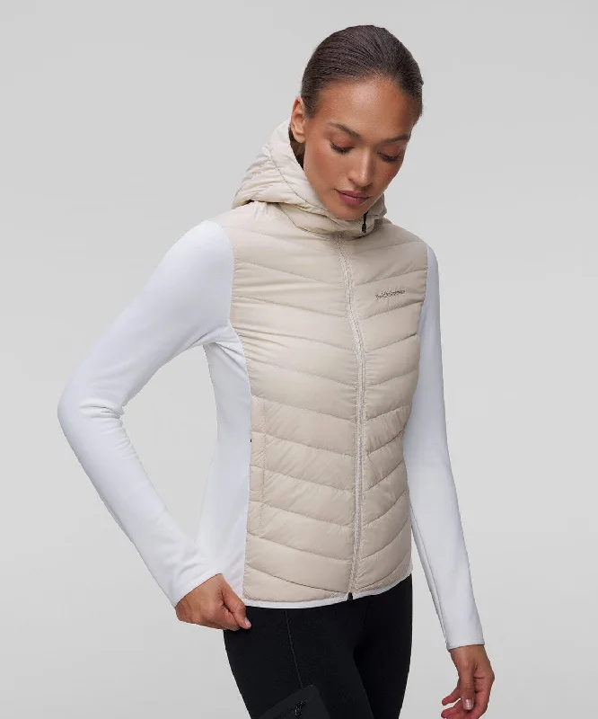 Women's Frost Down Hybrid Hood Jacket Mesh Jacket Canvas Jacket Denim Jacket