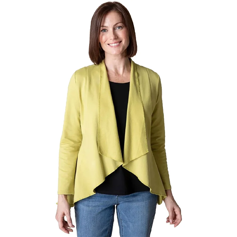 Women's Habitat French Terry Drape Front Jacket Pear Striped Jacket Polka Dot Jacket Floral Jacket Women's Habitat French Terry Drape Front Jacket Pear Striped Jacket Polka Dot Jacket Floral Jacket