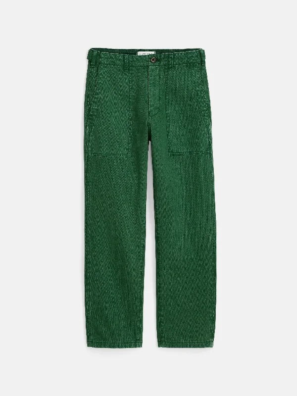 Neil Pant in Herringbone Comfy Cargo Trousers