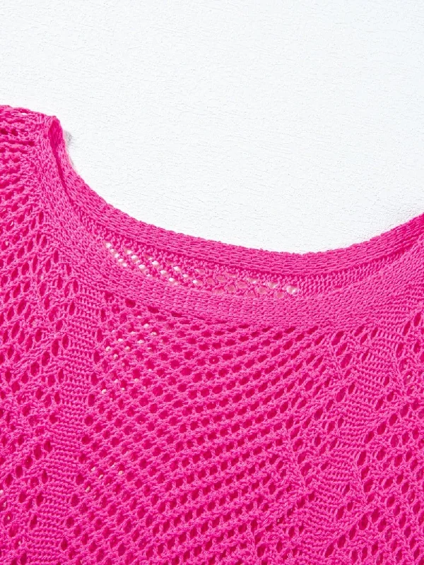 Crochet Knit Sweater Lightweight Heavyweight Midweight