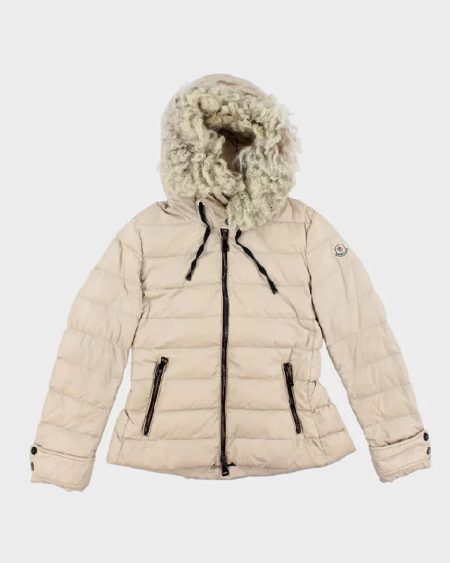 Women's Moncler Cintrat Fur-Trim Hooded Puffer Jacket - S Herringbone Jacket Checkered Jacket Solid Jacket Women's Moncler Cintrat Fur-Trim Hooded Puffer Jacket - S Herringbone Jacket Checkered Jacket Solid Jacket