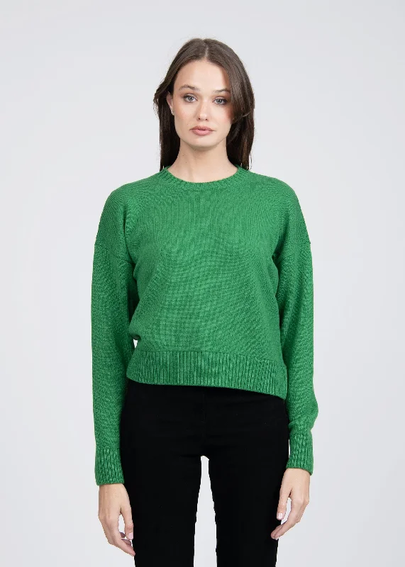 ELETTRA OVERSIZE CREWNECK SWEATER Faux Fur Fabric Real Fur Fabric Shearling Fabric