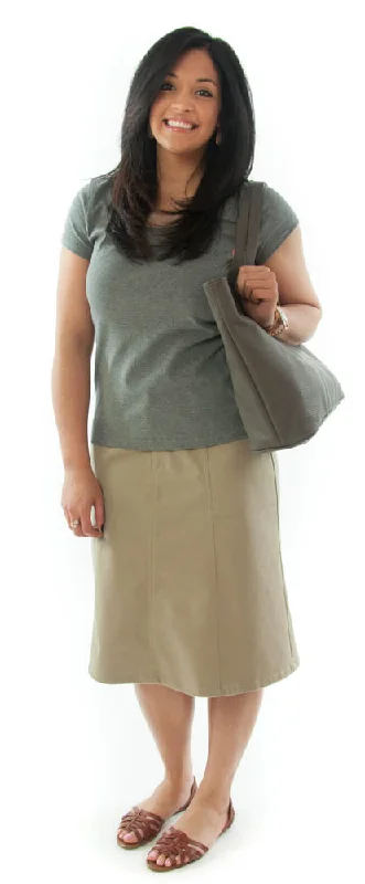 Short Corneado Skirt / Ladies linen skirt relaxed