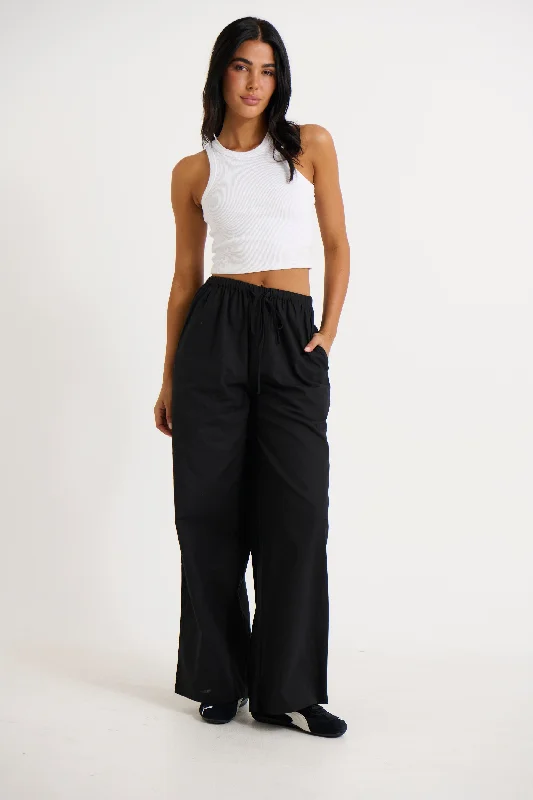 Ren Pant Black Modern Bootcut Pants