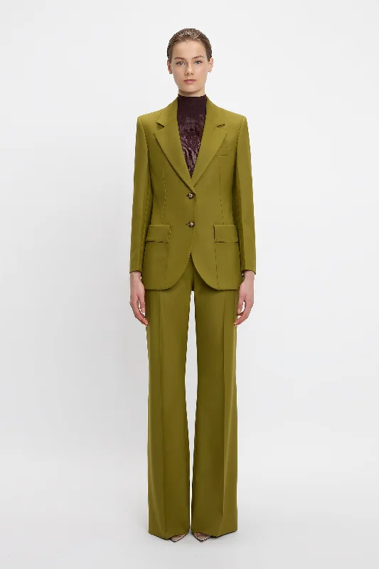 Patch Pocket Jacket In Willow Jersey Jacket Tulle Jacket Batik Jacket