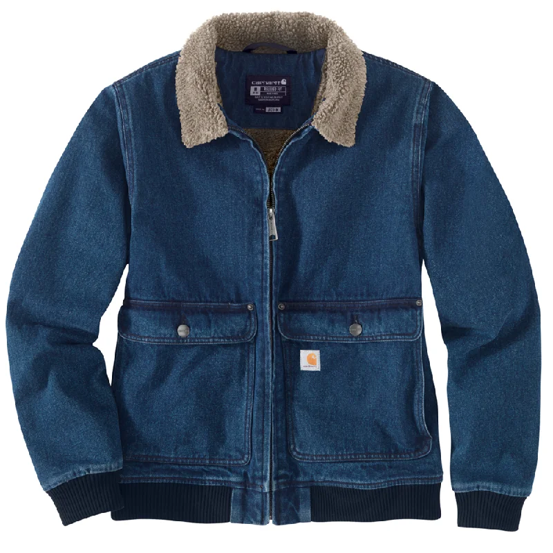 Carhartt Womens Sherpa lined denim jacket (OJ5446) Striped Jacket Polka Dot Jacket Floral Jacket Carhartt Womens Sherpa lined denim jacket (OJ5446) Striped Jacket Polka Dot Jacket Floral Jacket