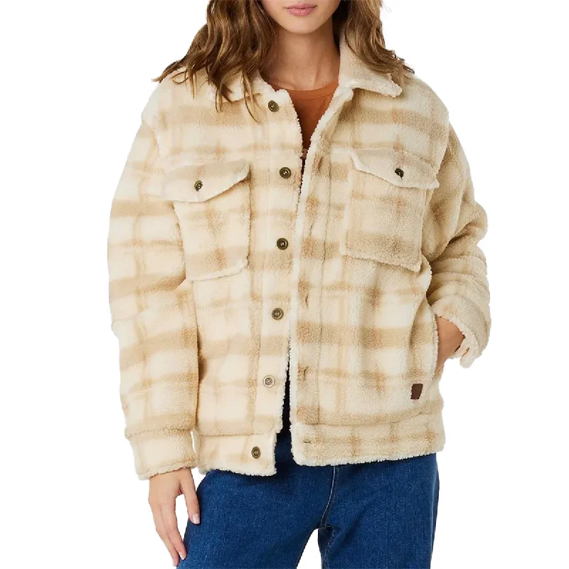 Rip Curl Women's Sunrise Session Sherpa Lined Jacket Herringbone Jacket Checkered Jacket Solid Jacket Rip Curl Women's Sunrise Session Sherpa Lined Jacket Herringbone Jacket Checkered Jacket Solid Jacket