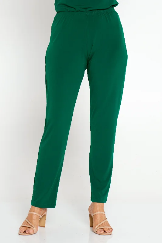 Gianna Pants in Emerald Trendy Tapered Pants