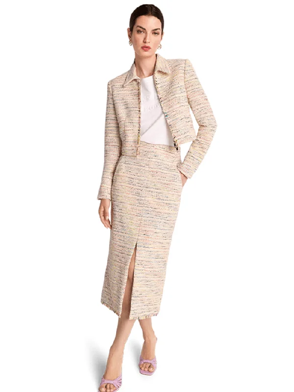 Riani Sandy Tweed Midi Skirt 444770 4247 Col 0862 chiffon skirt lightweight