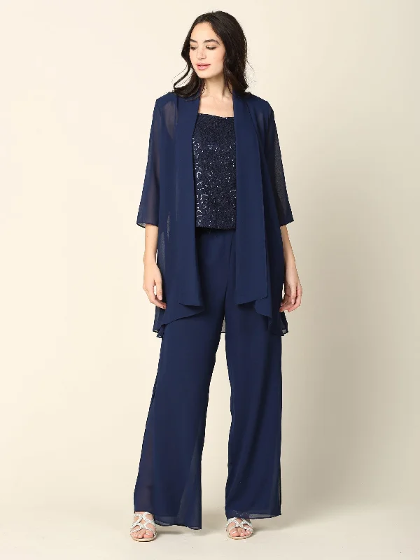Formal Mother of the Bride Jacket Pant Suit Sale Relaxed Casual Leggings