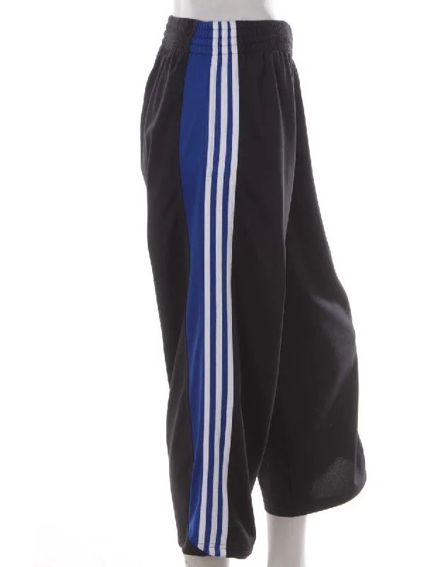 Label Upcycled Adidas Mel Cropped Track Pants Fashionable Jogger Pants