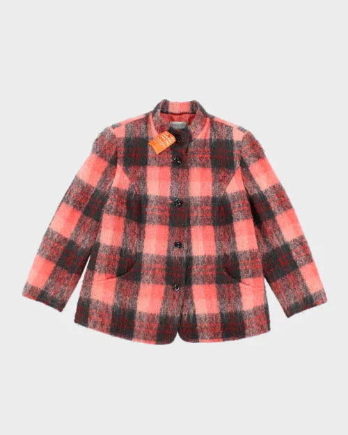 Marcona Pink & Grey Jacket - M Front Pockets Side Pockets Patch Pockets