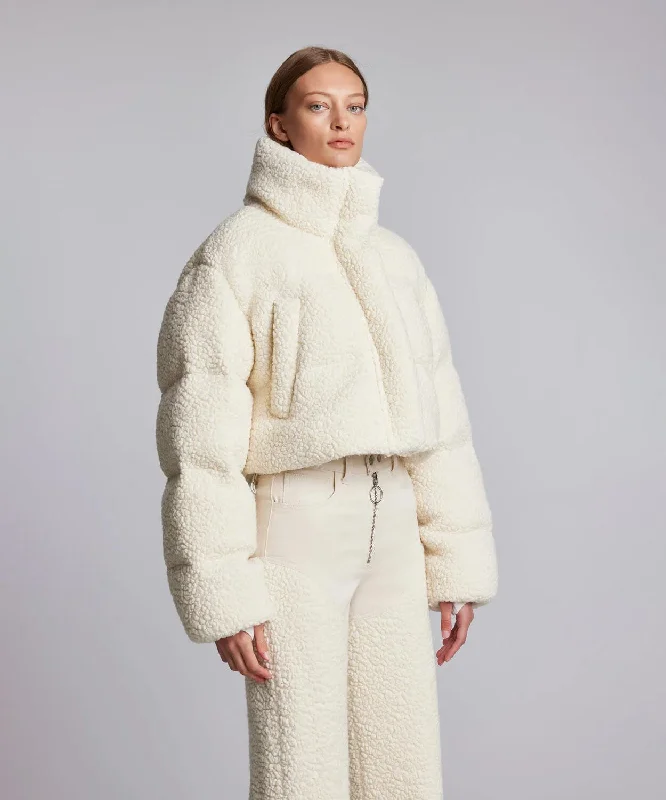 Women's Kozzy Puffer Jacket Oversized Jacket Tailored Jacket Straight Jacket