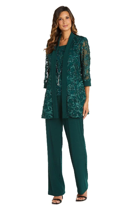 R&M Richards 5012 Two Piece Formal Jacket Pant Suit Sale Soft Stretch Leggings