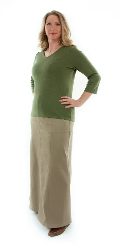 Long Corneado Skirt / Ladies velvet skirt glossy