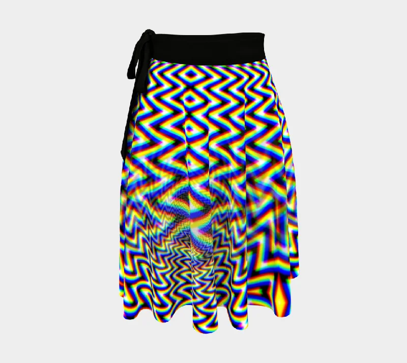 Hypnodelica Wrap Skirt casual skirt length