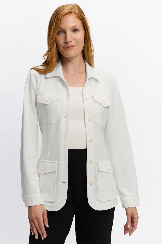 Stella Knit Crepe Belted Long Sleeve Jacket Cardigan Sweater Pullover