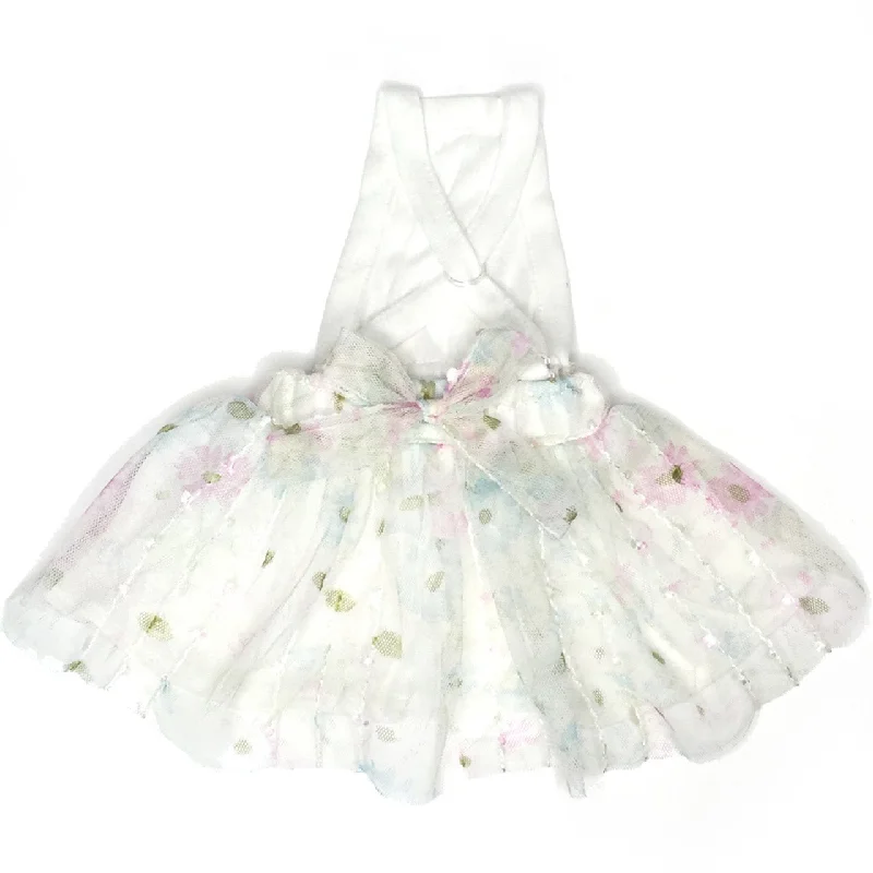 The Claire - Pastel Floral Lace Skirt (Sundress) breathable skirt fabric
