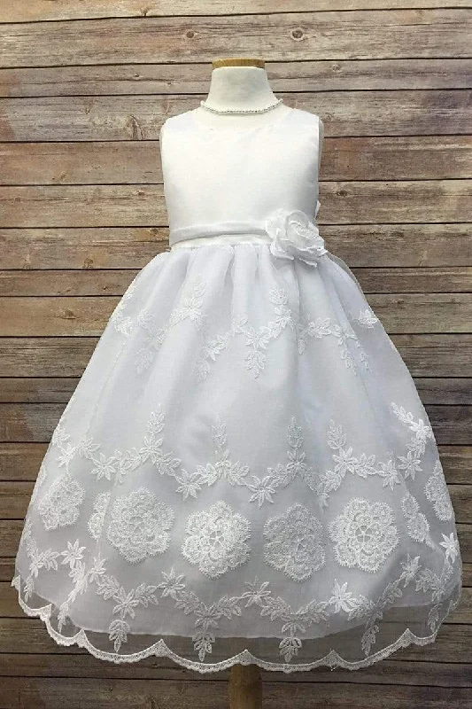 Satin With Organza Embroidered Skirt & Matching Flower velvet skirt rich