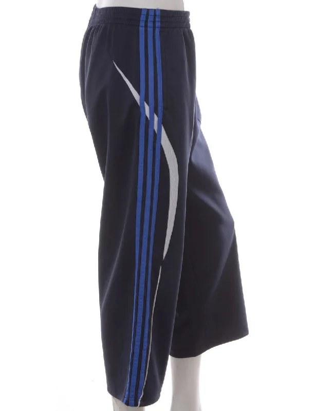 Label Upcycled Adidas Mel Cropped Track Pants Casual Yoga Pants