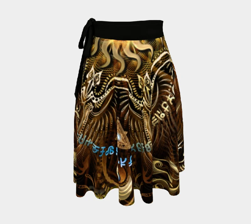 Sol Invictus Wrap Skirt slim fit skirt