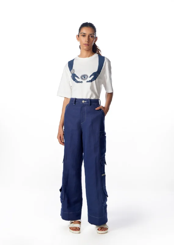 Indian Military Pants Stylish Paperbag Waist Pants