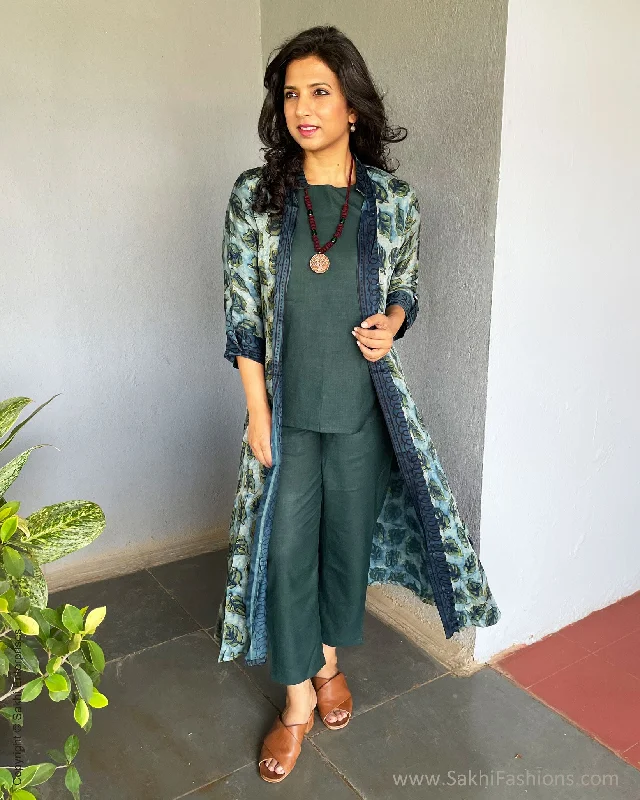EE-S210413 Ajrakh Pantsuit Soft Stretch Pants
