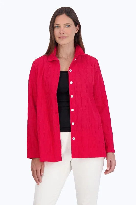Carolina Solid Crinkle Long Sleeve Shirt Jacket Print Jacket Jacquard Jacket Patchwork Jacket Carolina Solid Crinkle Long Sleeve Shirt Jacket Print Jacket Jacquard Jacket Patchwork Jacket