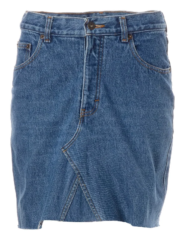 Label Jess Denim Mini Skirt linen skirt light